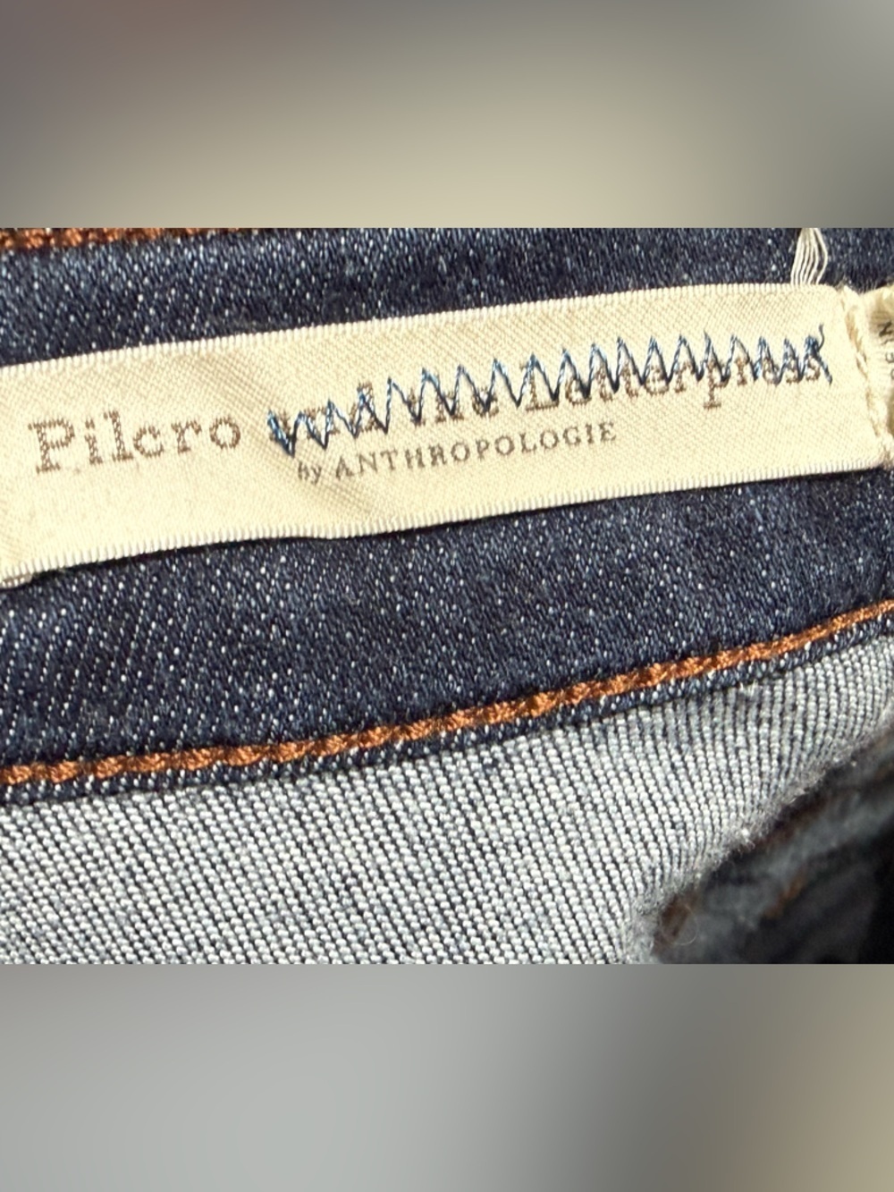 Anthropologie Dark Indigo Skinny Jeans - Picture 4 of 8